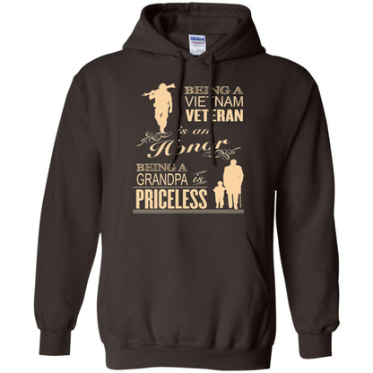 Veteran T-shirt Being A Vietnam Veteran Is An Honor Dark Chocolate