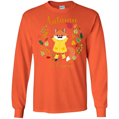 Autumn Is Coming Shirt Orange