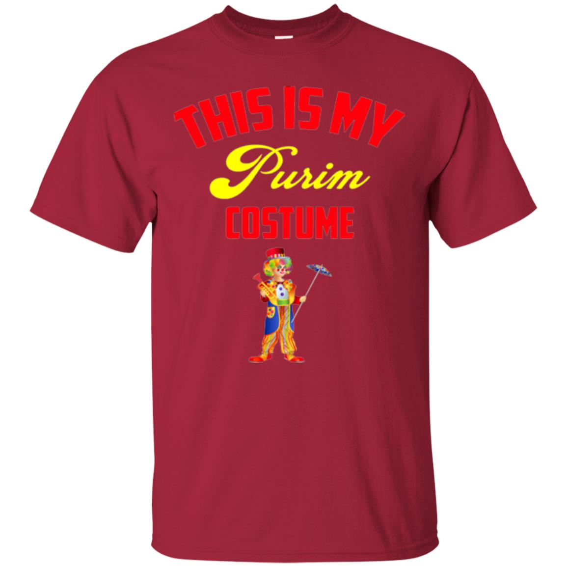 This Is My Purim Costume Purim Day T-shirt Cardinal