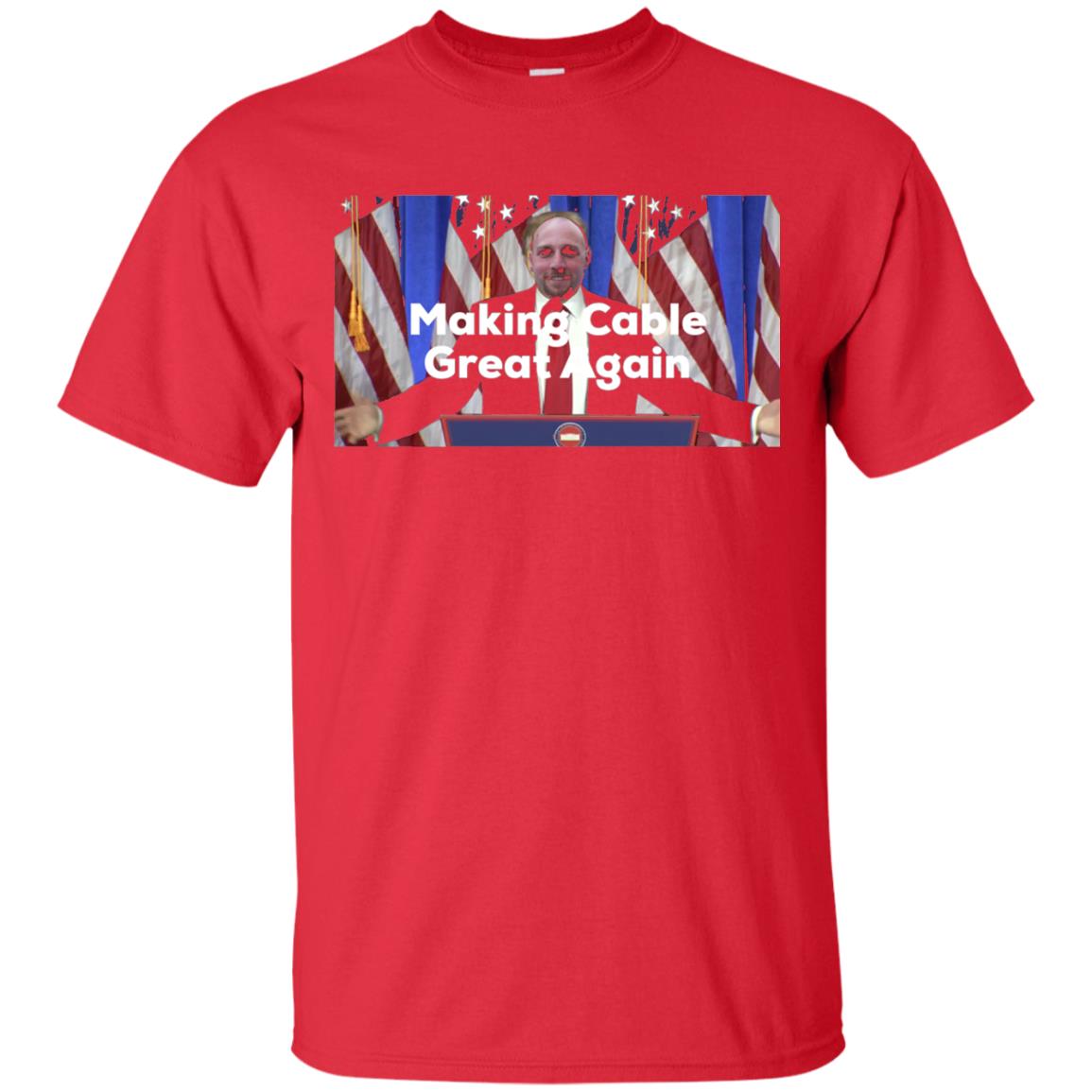Makeing Cable Great Again T-shirt Red
