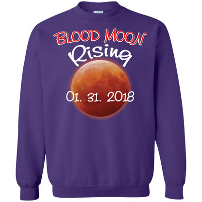 Blood Moon T-shirt Rising 01.31.2018 Purple
