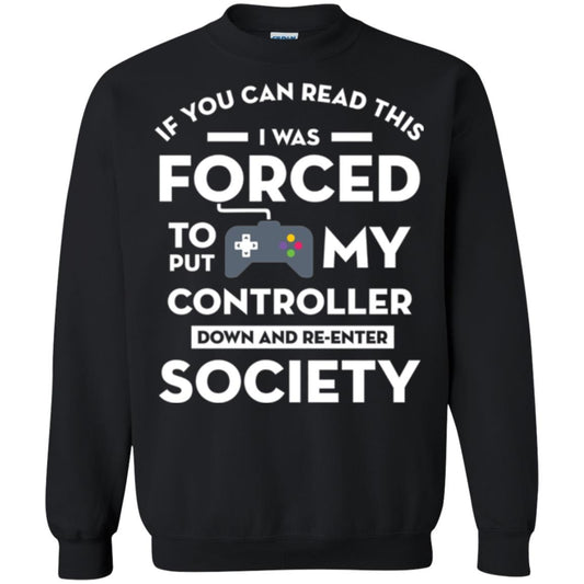 Gamer T-shirt If You Can Read This Black
