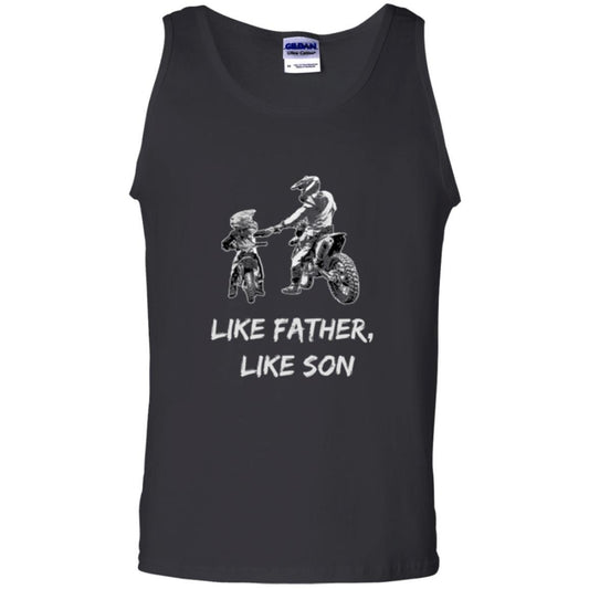 Motocross T-shirt Like Father Like Son T-shirt Black