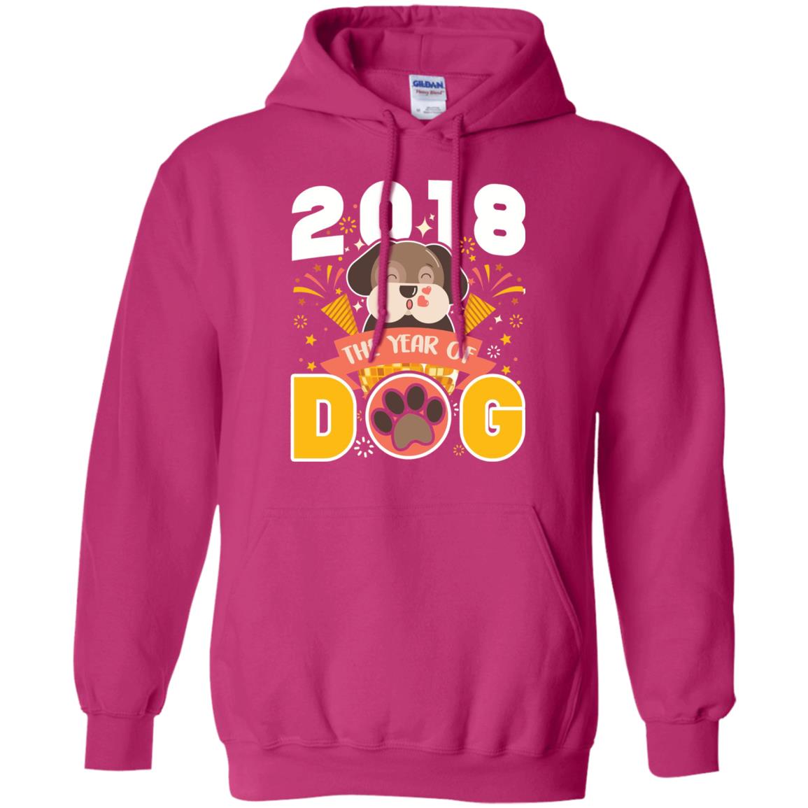 Funny Chinese New Year T-shirt 2018 The Year Of Dog Heliconia