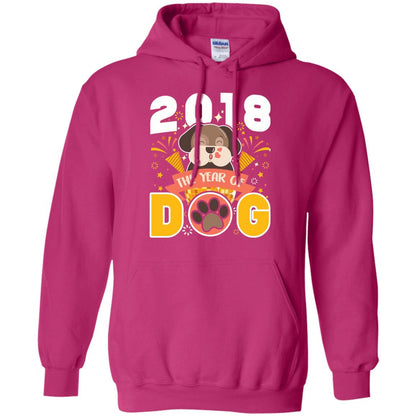 Funny Chinese New Year T-shirt 2018 The Year Of Dog Heliconia