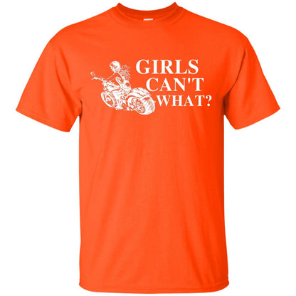 Girl Can't What Riding Motorcycle Shirts Orange