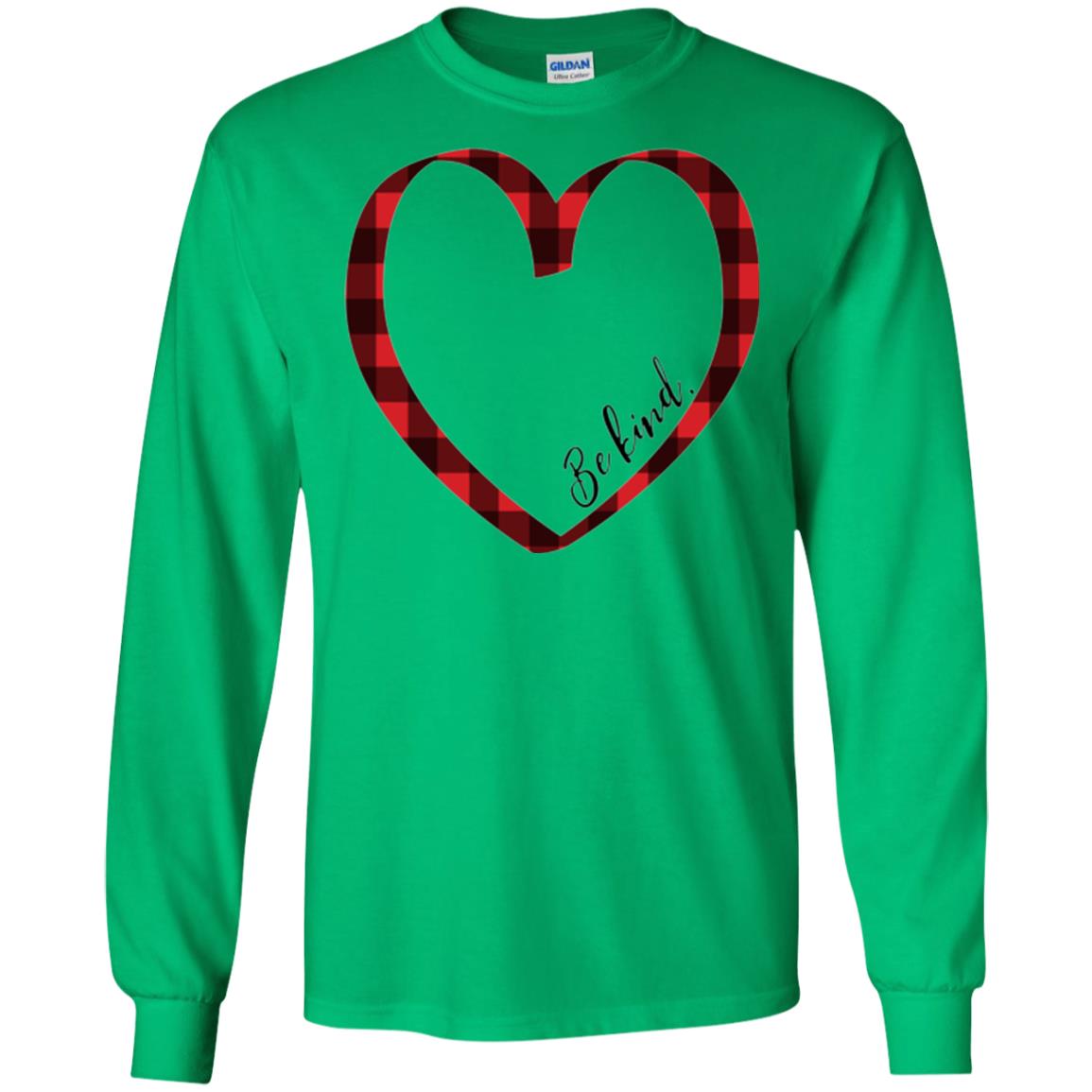 Be Kind Inspirational Motivational T-shirt Irish Green