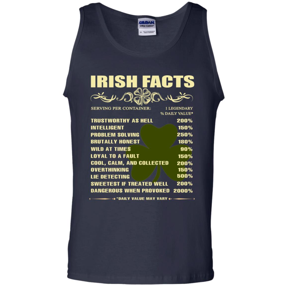 Irish Facts Intelligent Problem Solving Shirt Navy