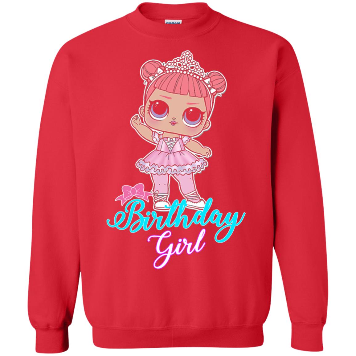 Doll Birthday Girl #squadgoals T-shirt Red