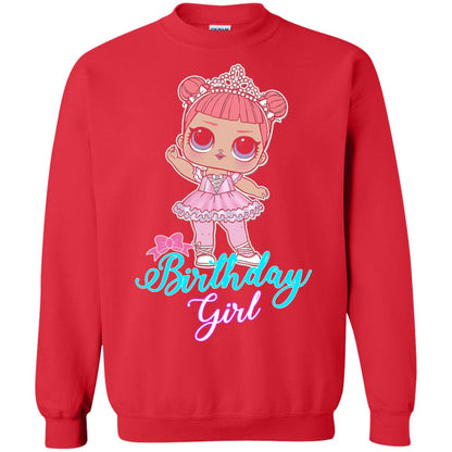 Doll Birthday Girl #squadgoals T-shirt Red