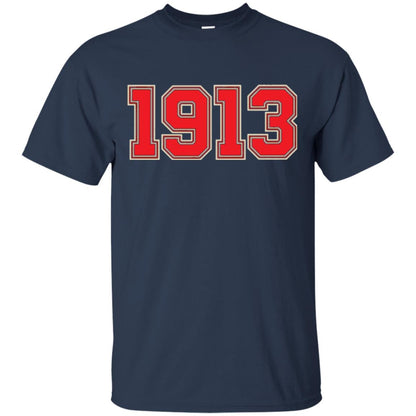 Delta Black Red Jersey Sigma 1913 T-shirt Navy