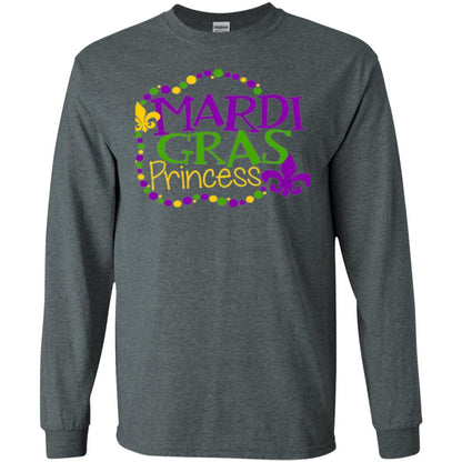 Mardi Gras Princess T-shirt Dark Heather