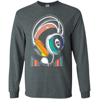 Music Lover T-shirt Sound Activated Glow Dark Heather