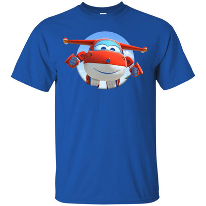 Super Wings Jett Movie Lover T-shirt Royal