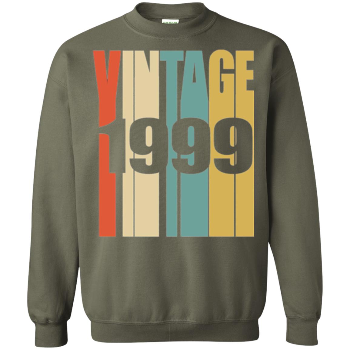 Brithday T-shirt Retro Vintage 1999 Military Green