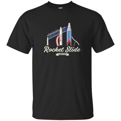 I Survived The Rocket Slide T-shirt Black