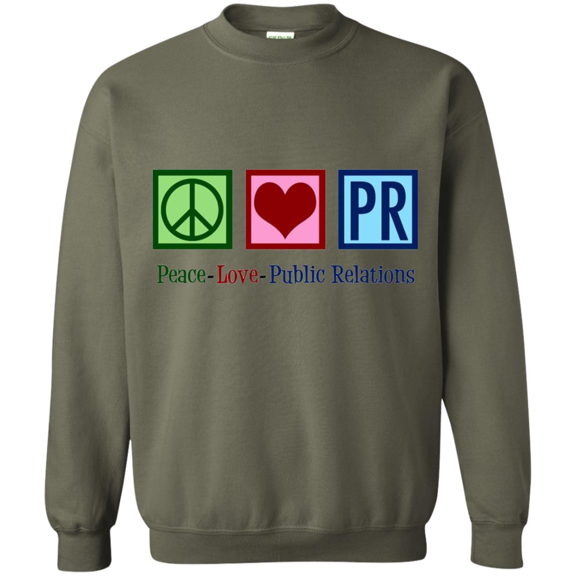 Cool Pr Public Relations T-shirt Military Green
