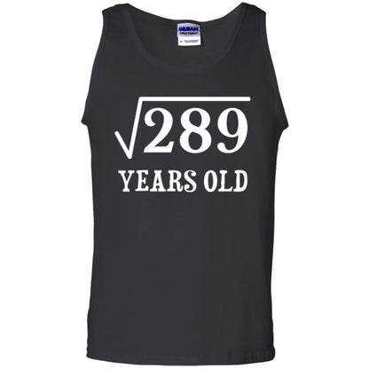 Brithday T-shirt Square Root Of 289 Black