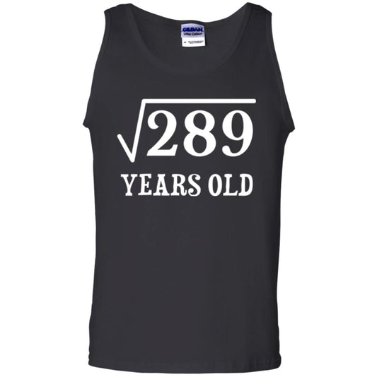 Brithday T-shirt Square Root Of 289 Black
