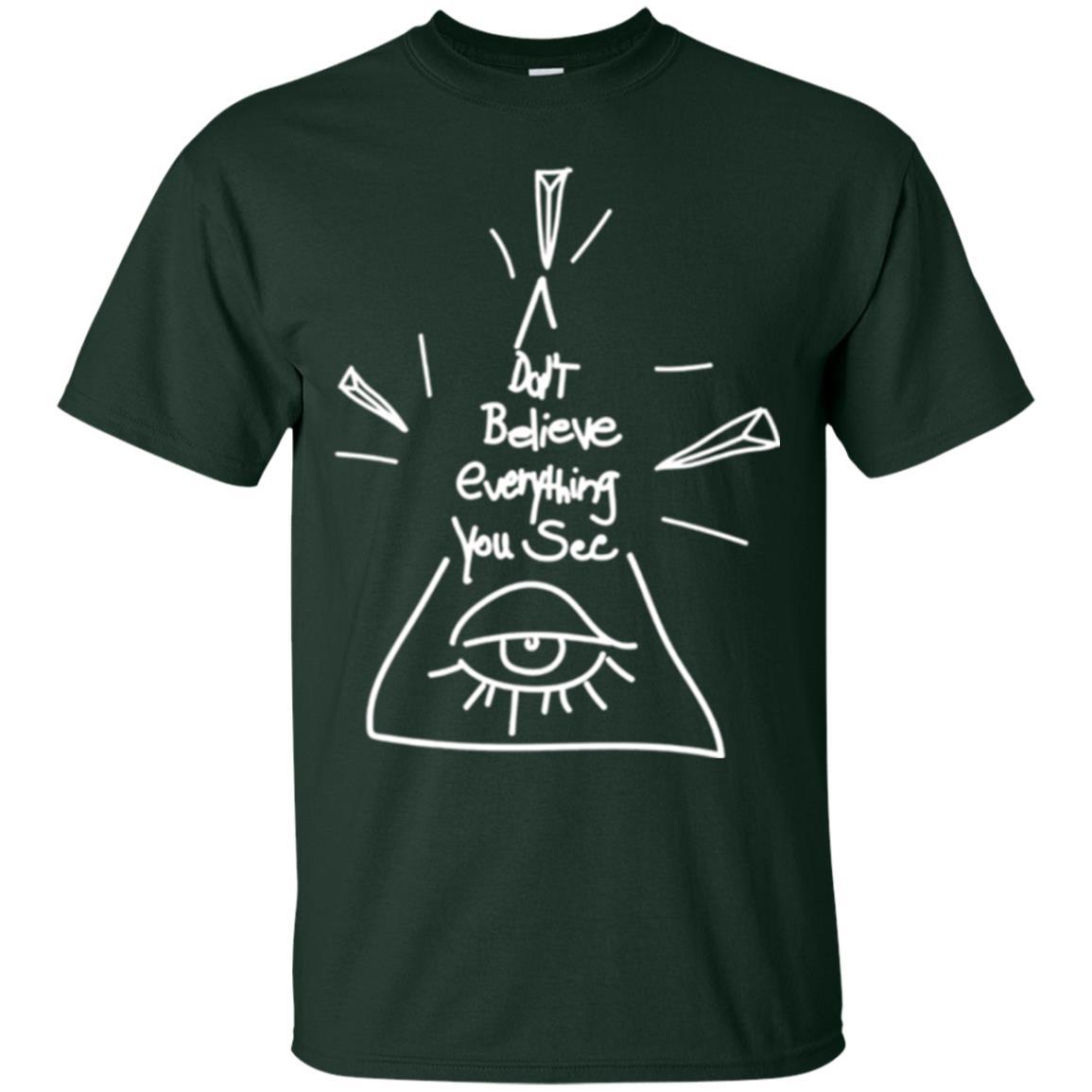 Shane Dawson T-shirt Don't Believe Everything You See Forest Green