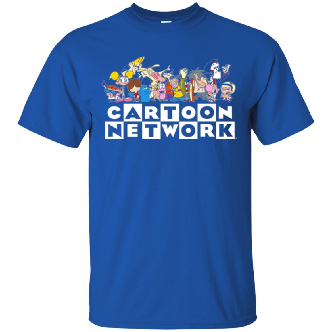 Cartoon T-shirt Classic Character Feature T-shirt Royal