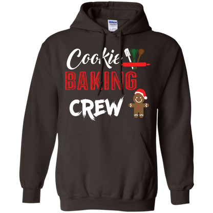 Christmas T-Shirt Cookie Baking Crew Dark Chocolate