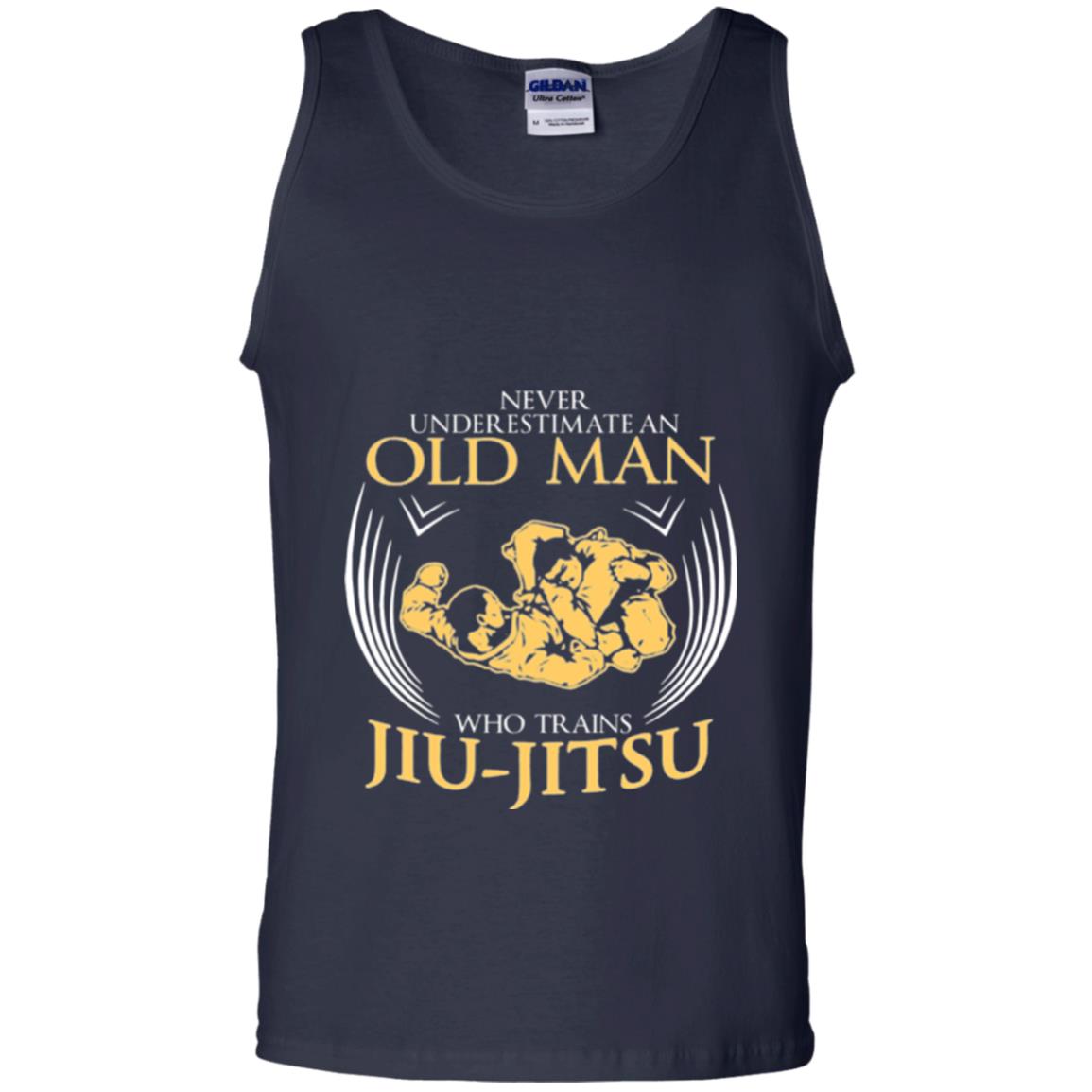 Old Man Who Trains Jiu Jitsu Jiu Jitsu T-shirt Navy