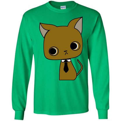 Funny Business Love Cat Shirt Irish Green