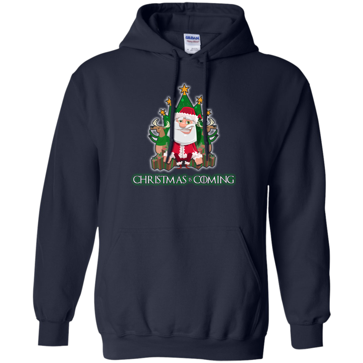 Christmas Is Coming T-shirt Navy