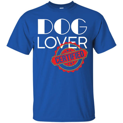 Dog Lover T-shirt Certified Royal