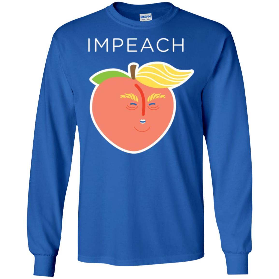 Anti Trump Peach Emoji T-shirt Impeach Donald Royal