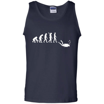 Diver T-shirt Evolution Of Man T-shirt Navy