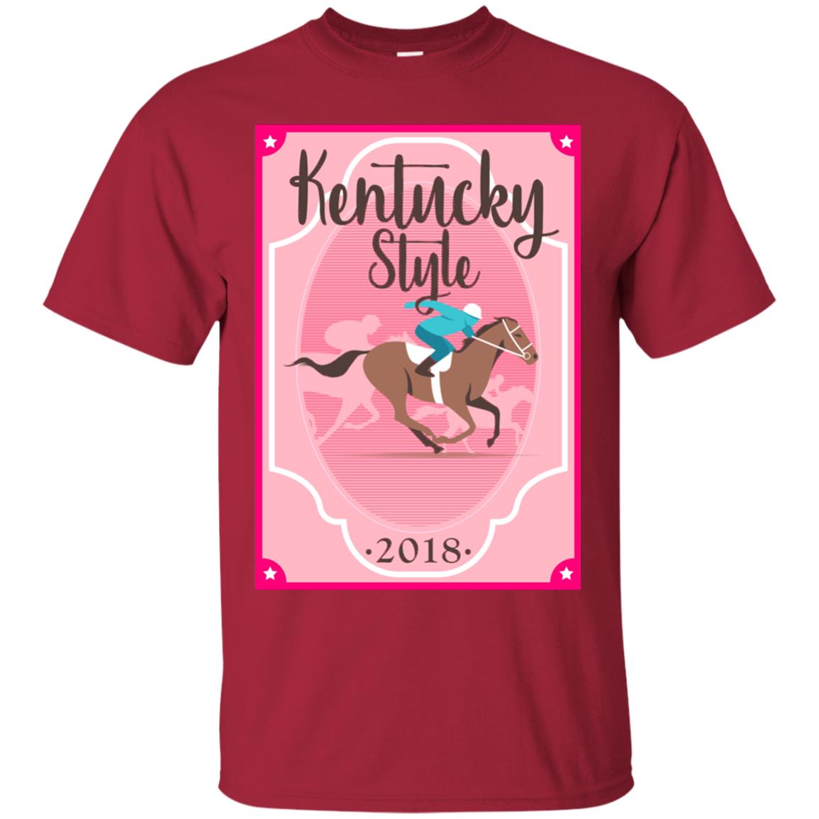 Kentucky Style 2018 Shirt Horse Racing Southern Cute Pink Cardinal
