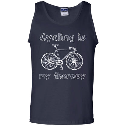 Cycling Is My Therapy Spin Class T-shirt Navy