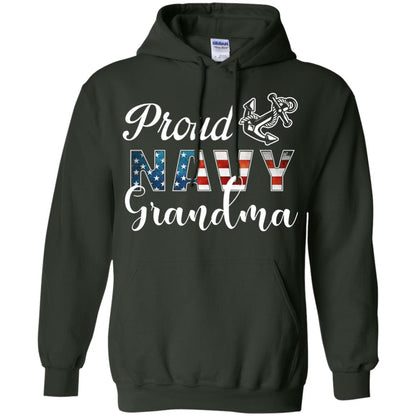 Proud Navy Grandma Military Mama Shirt Forest Green