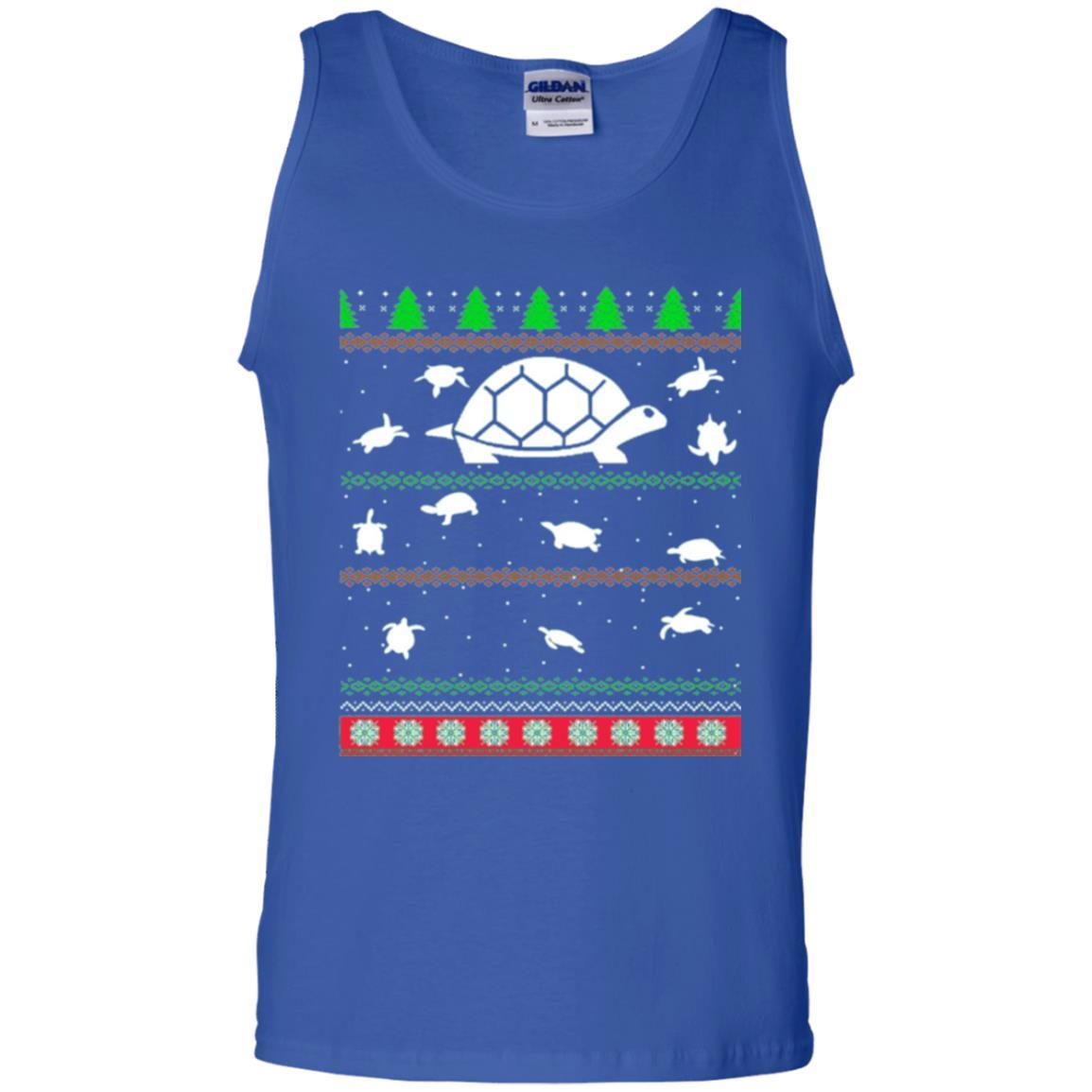 Christmas T-shirt Turtle Lover Merry Christmas Royal