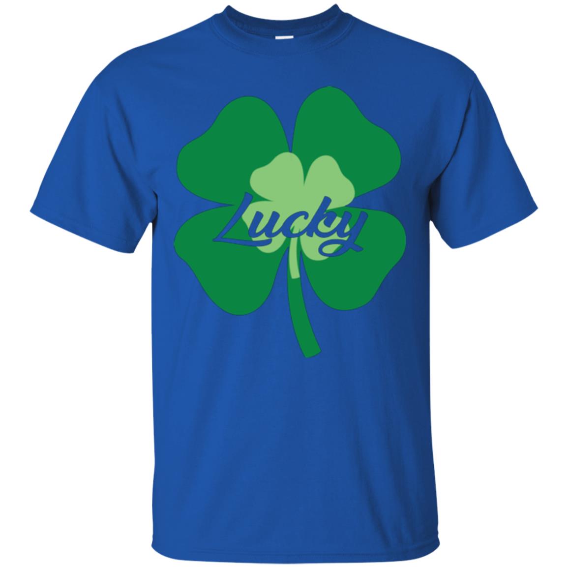 Saint Patrick's Day T-shirt Lucky Leprechaun Royal
