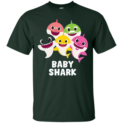 Pinkfong Baby Shark Family Shark Lover T-shirt Forest