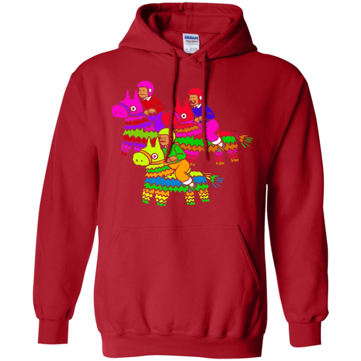 Cinco De Derby Pinata Jockeys Horse Race T-shirt Red