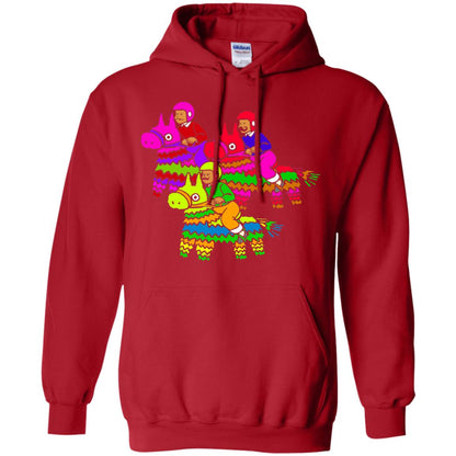 Cinco De Derby Pinata Jockeys Horse Race T-shirt Red
