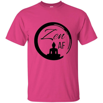 Zen Af Yoga Graphic T-shirt Heliconia