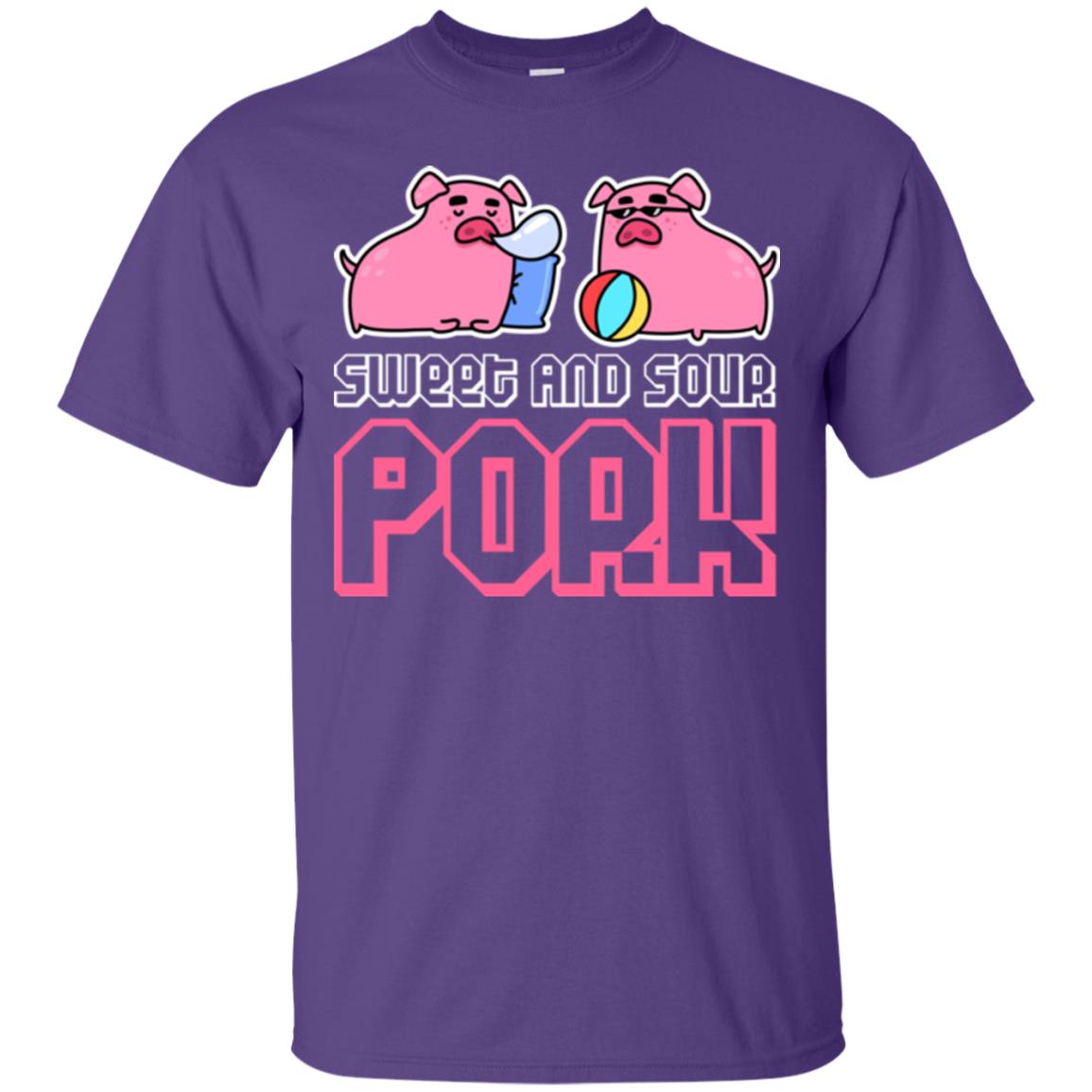 Food Lover T-shirt Sweet And Sour Pork Purple