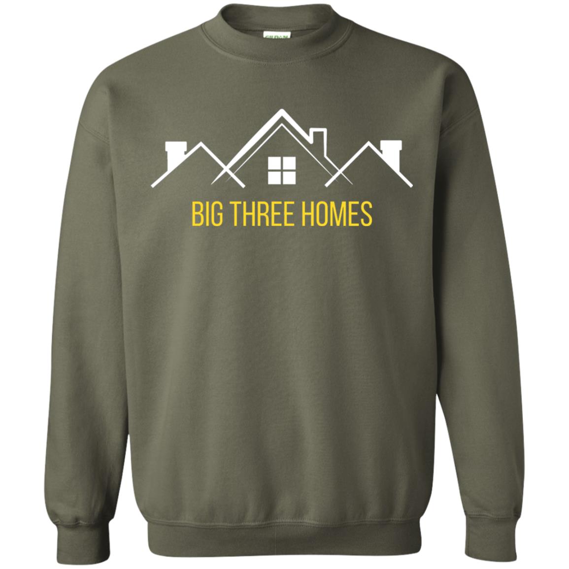Big Three Homes Big Three Is Us Kevin Kate Randall T-shirt Military Green