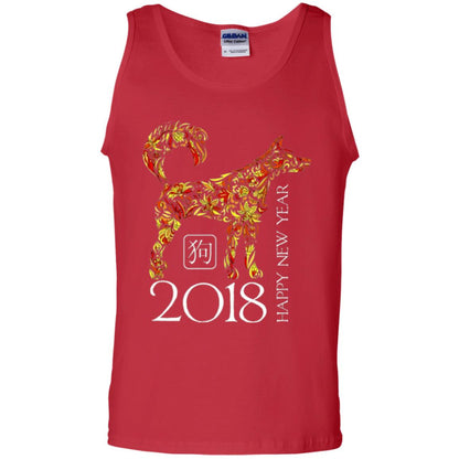 Dog Lover T-shirt Year Of The Dog 2018 Chinese New Year T-shirt Red