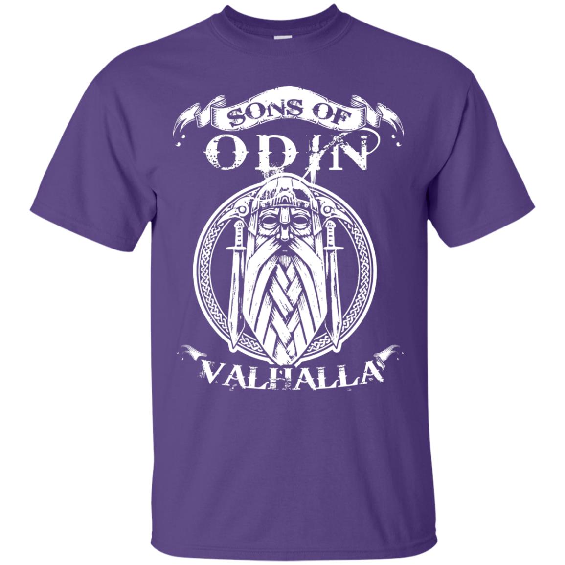 Sons Of Odin Valhalla Viking T-shirt Purple