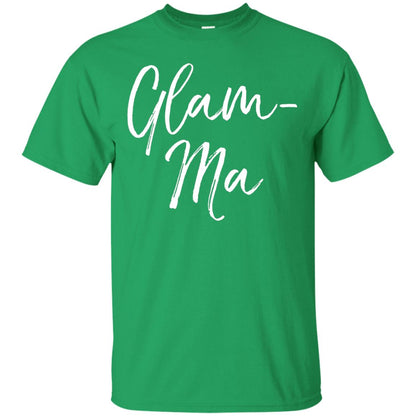 Glamorous Grandma Fabulous T-shirt Glam-ma T-shirt Irish Green