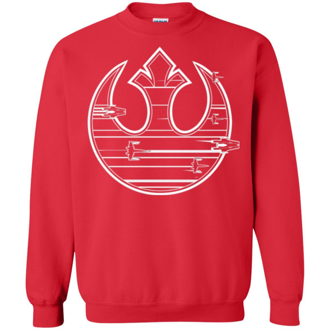 Film T-shirt Last Jedi Rebel Resistance Ship Logo Red