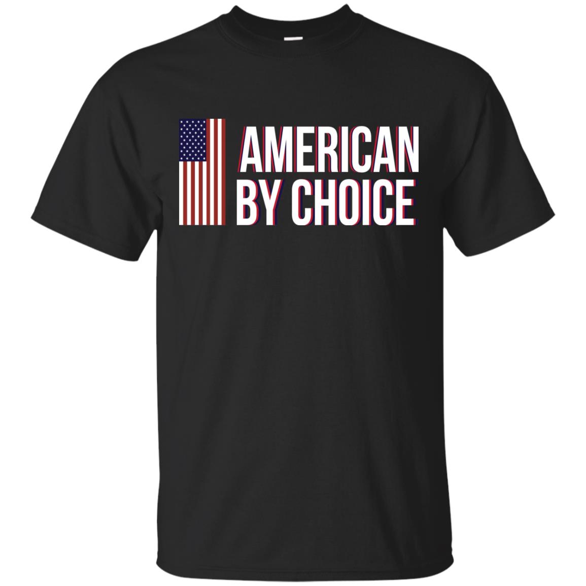 Flag Of American By Choice T-shirt Black
