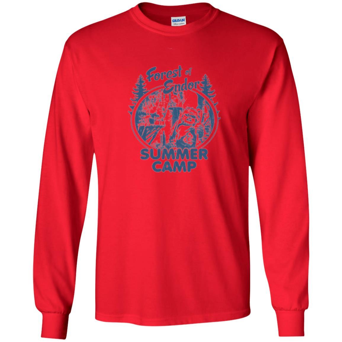 Film T-shirt Wicket Ewoks Endor Forest Summer Camp Red