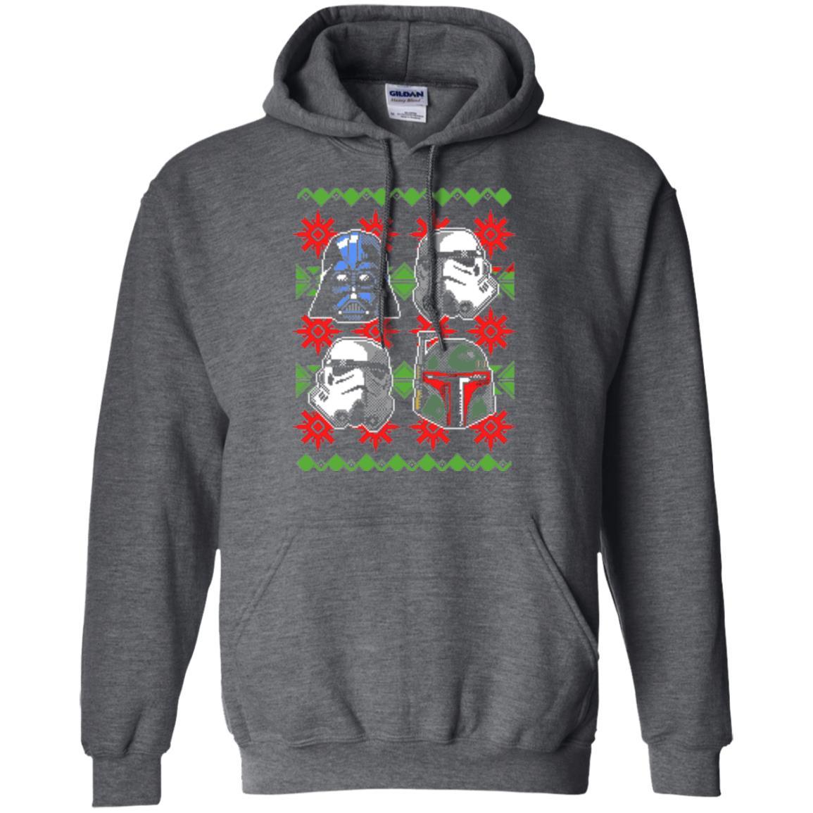 Film T-shirt Christmas Sweater Empire Helmets Dark Heather